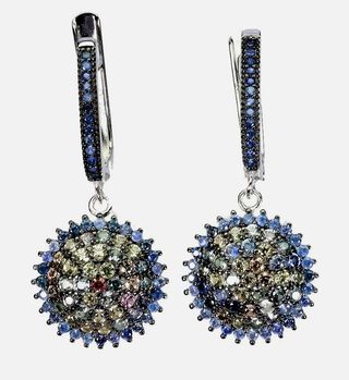 Pendientes Plata Zafiros Naturales