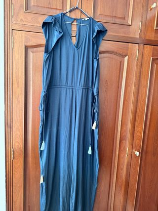 Mono largo azul con lazos