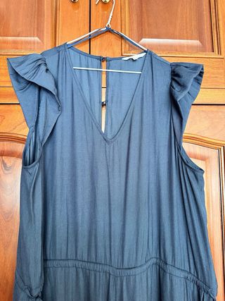 Mono largo azul con lazos