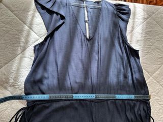 Mono largo azul con lazos