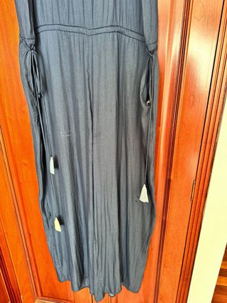 Mono largo azul con lazos