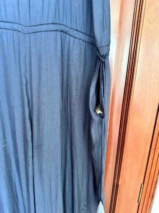 Mono largo azul con lazos