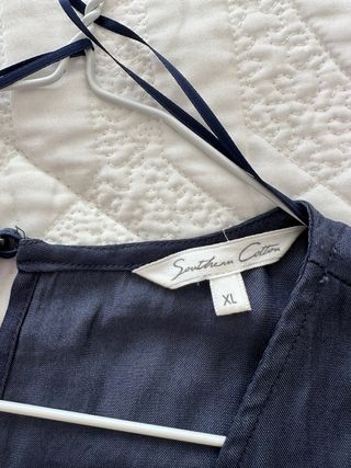 Mono largo azul con lazos