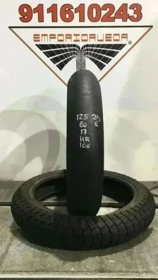 125 80 17 DUNLOP RUEDA SEMINUEVA INCREIBLE