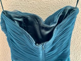 Vestido Adolfo Domínguez Azul Talla 38