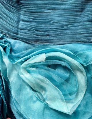 Vestido Adolfo Domínguez Azul Talla 38