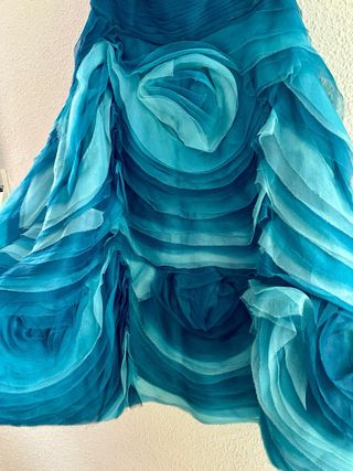 Vestido Adolfo Domínguez Azul Talla 38