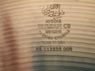 PLATO ZIDJIAN CRASH  A THIN 16" y SORDINA CAJA