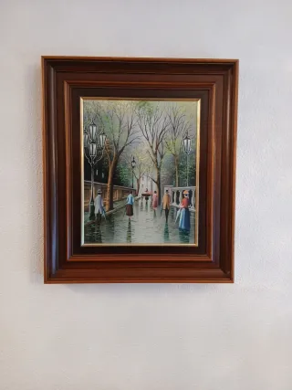 Cuadro Decorativo Madera y Cristal