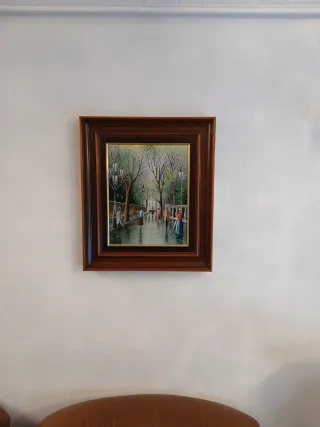 Cuadro Decorativo Madera y Cristal