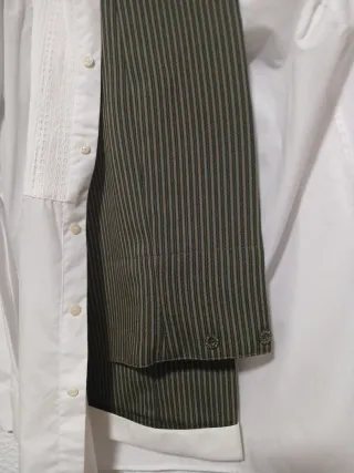 Traje campero verde talla M