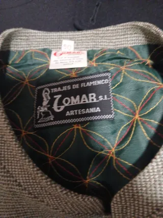 Traje campero verde talla M