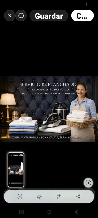 Servicio de planchado a domicilio