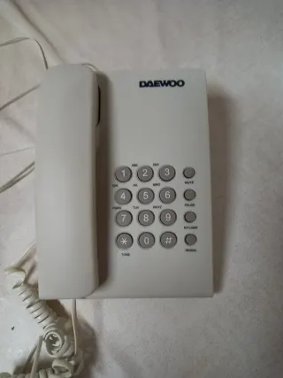 Teléfono Daewoo Blanco