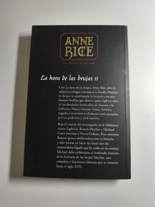 3 Libros de la colección "Biblioteca Anne  Rice"