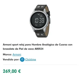 Reloj Armani Sport AR0524