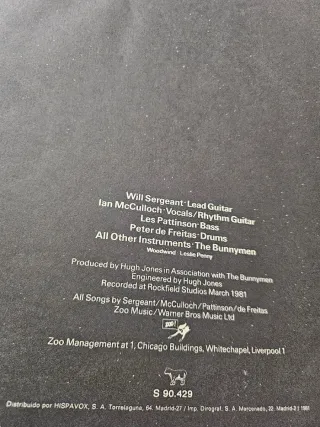 Vinilo LP Echo And The Bunnymen Heaven Up Here