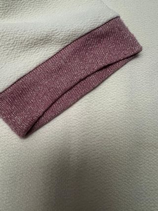 Jersey fino Cortefiel blanco y rosa