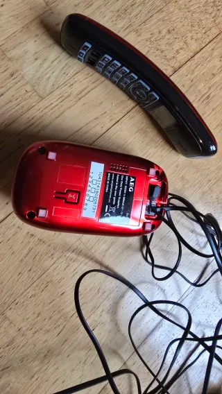 Teléfono Inalámbrico AEG Rojo