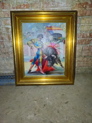 Cuadro pintado a mano