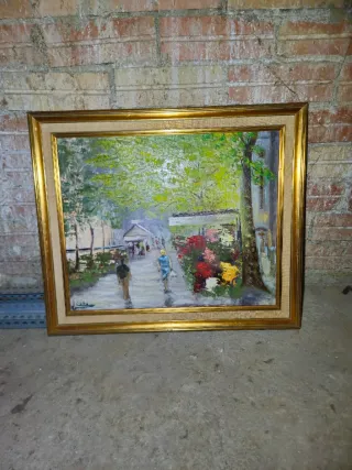 Cuadro pintado a mano