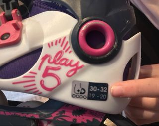 Pattini a rotelle Oxelo Play 5 bambina