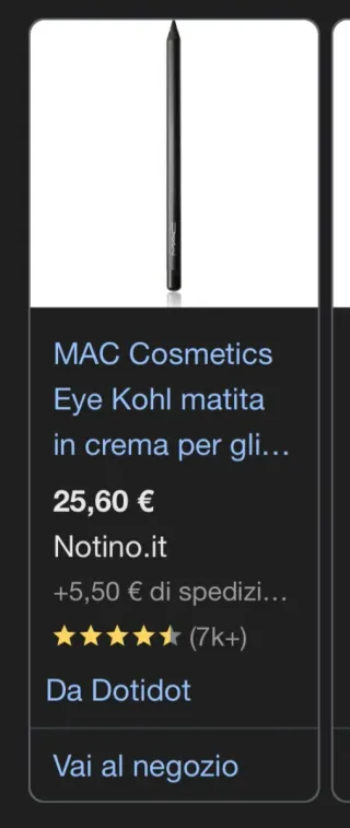 MAC Eye Kohl Crayonkhôl Matita Nero