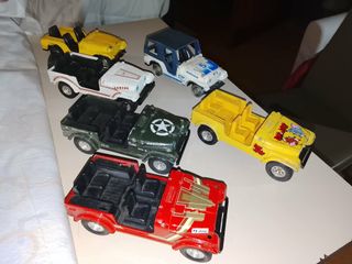 Lotto 7 Jeep Burago Polistil 1/24