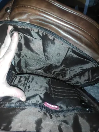 Bolso de hombro Gabol marrón