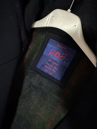 Chaqueta Bob azul con capucha