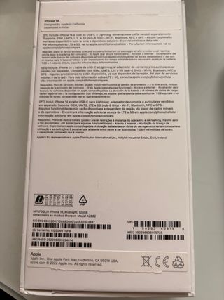 iPhone 14 128GB Negro