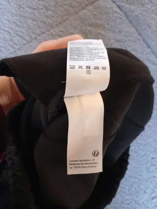 Pantalón chándal Lacoste Negro