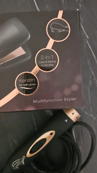 Piastra Alessandra Ambrosio Nero/Oro