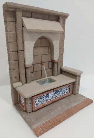 Fuente artesanal para figuras hasta 16cm