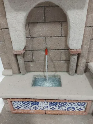 Fuente artesanal para figuras hasta 16cm