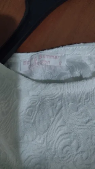 Vestido blanco talla S