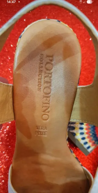 Sandali Portofino Collection vera pelle