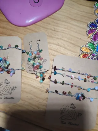 Bisutería artesanal piedras naturales