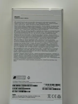 iPhone 15 128GB Negro