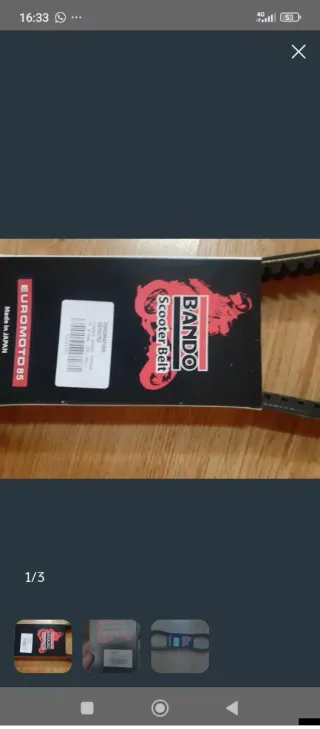 Correa Bando EUROMOTO 85 Scooter xmax 125cc