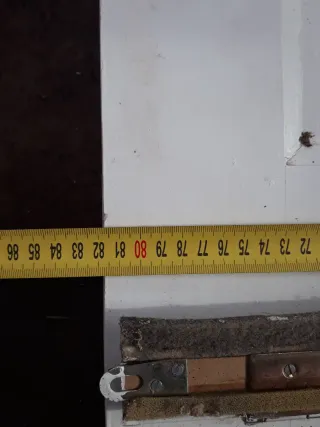 Puerta madera maciza