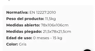 Parque infantil plegable