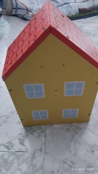 Casa de muñecas Peppa Pig de madera