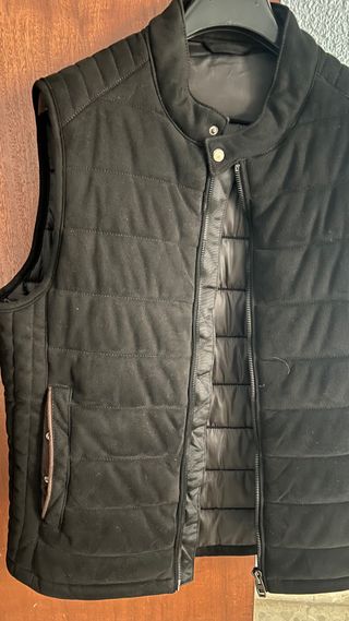 Chaleco Zara Hombre Negro