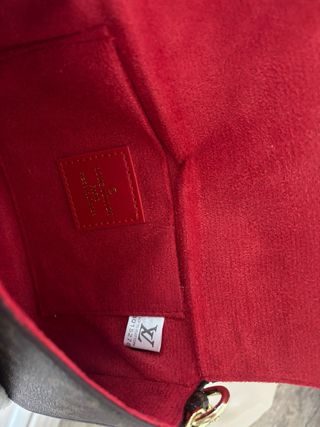 Bolso Louis Vuitton Monogram Marrón y Rojo