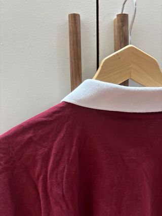 Polo manga larga Hollister Rojo Talla L