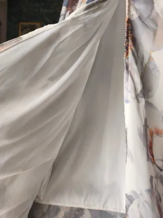 Vestido gasa estampado floral