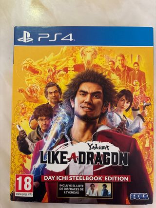 Yakuza Like a Dragon Day Ichi Steelbook PS4