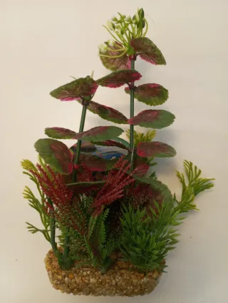 PLANTA ARTIFICIAL ACUARIO 19 CM