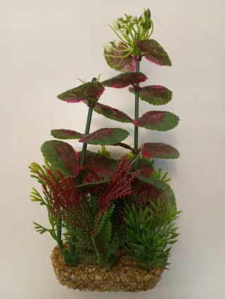 PLANTA ARTIFICIAL ACUARIO 19 CM